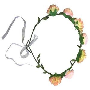 Floral Flower Headband Wedding Birthday Party Crown Dress Up hair band costume